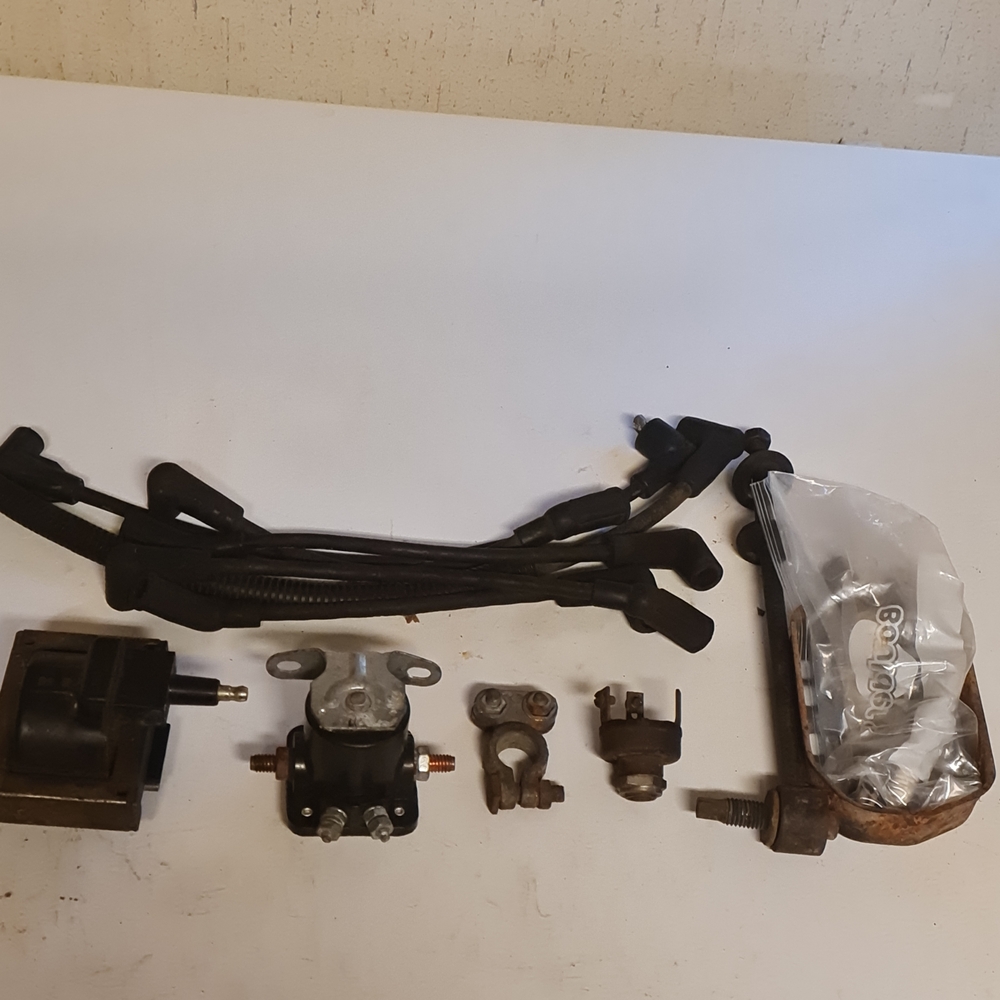 Automotive Parts Set with Black Components